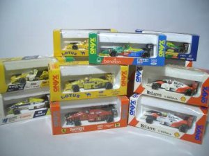 1980年代の後半に発売されたオニクス製のF1たち
